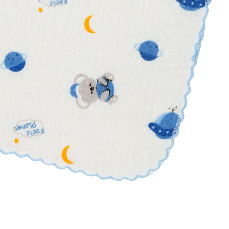 Set 5 cái khăn sữa cotton KACHOOBABY 2 lớp 30x30 cm - Màu ngẫu nhiên 6