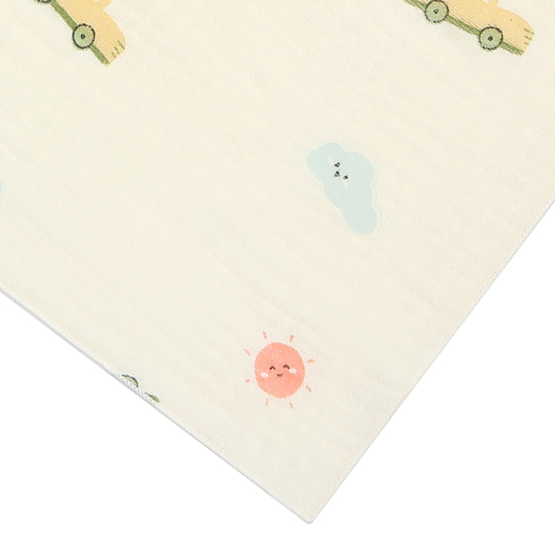 Khăn tắm muslin Bessla 2 lớp 90x100 cm - Ô tô 5