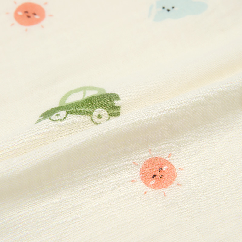 Khăn tắm muslin Bessla 2 lớp 90x100 cm - Ô tô 6