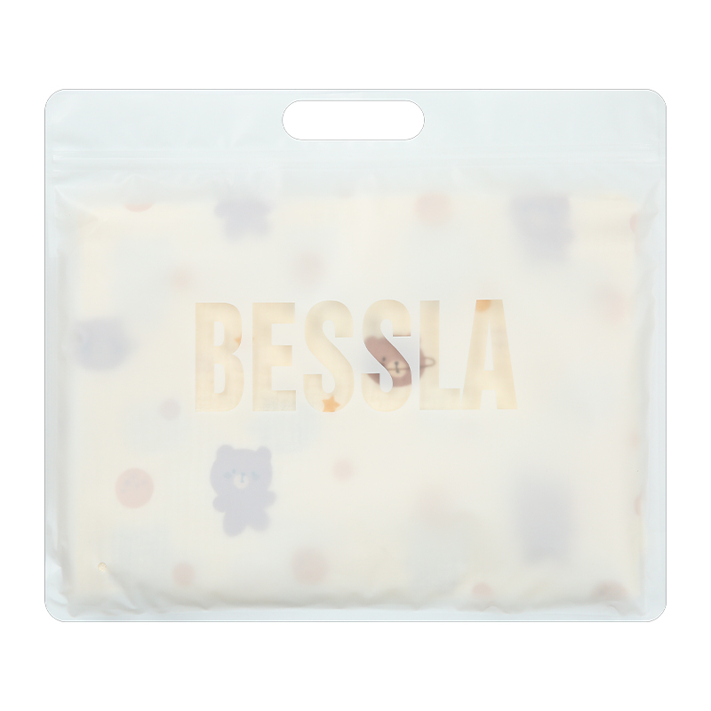 Khăn tắm muslin Bessla 2 lớp 90x100 cm - Ô tô 18