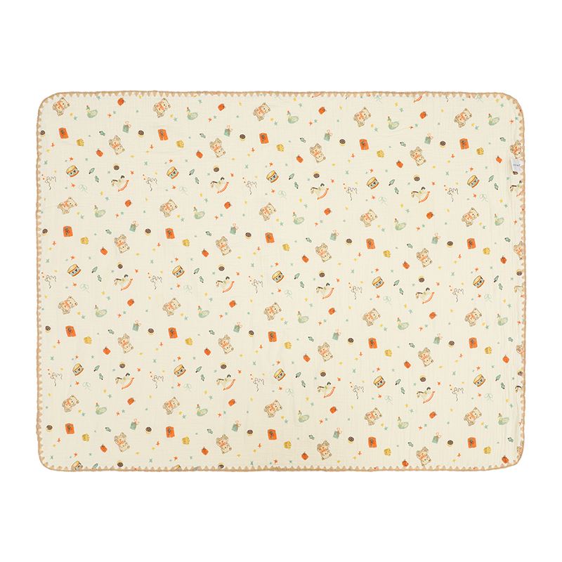 Khăn tắm cotton TOP KIDS 4 lớp 80x100 cm - Màu ngẫu nhiên 2