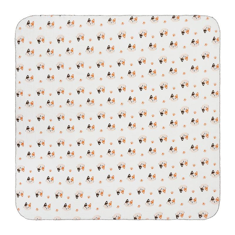 Khăn tắm cotton KACHOOBABY 2 lớp 100x100 cm - Màu ngẫu nhiên 3