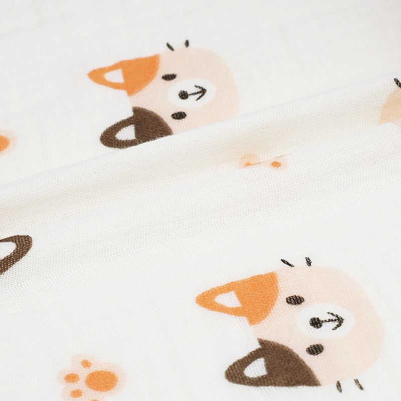 Khăn tắm cotton KACHOOBABY 2 lớp 100x100 cm - Màu ngẫu nhiên 5