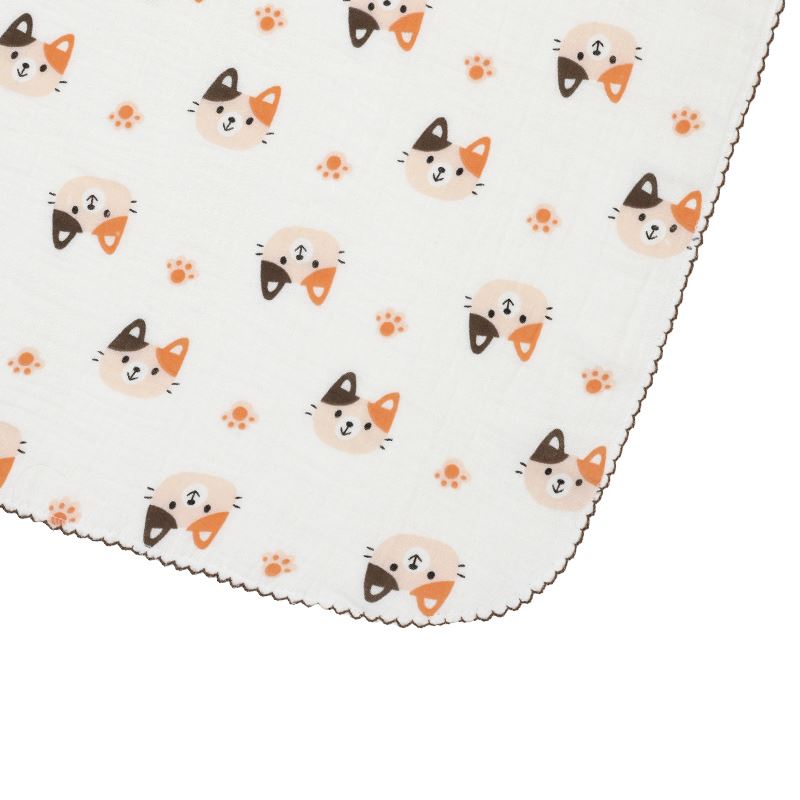 Khăn tắm cotton KACHOOBABY 2 lớp 100x100 cm - Màu ngẫu nhiên 6