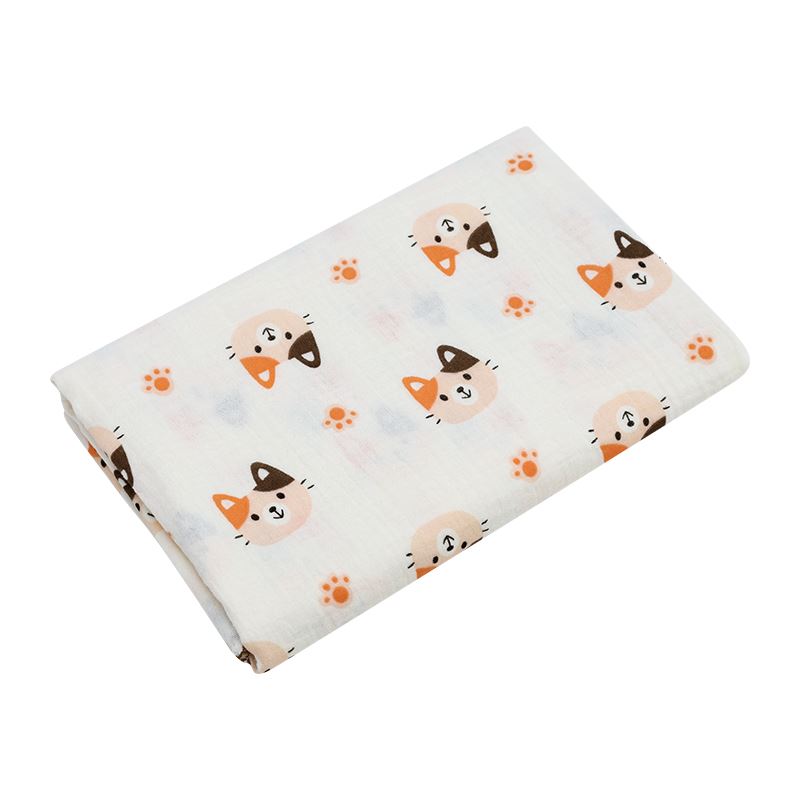 Khăn tắm cotton KACHOOBABY 2 lớp 100x100 cm - Màu ngẫu nhiên 7