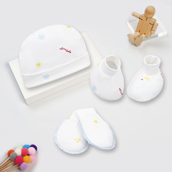 Set mũ bao tay chân IQ Baby in love chính hãng - AVAKids.com