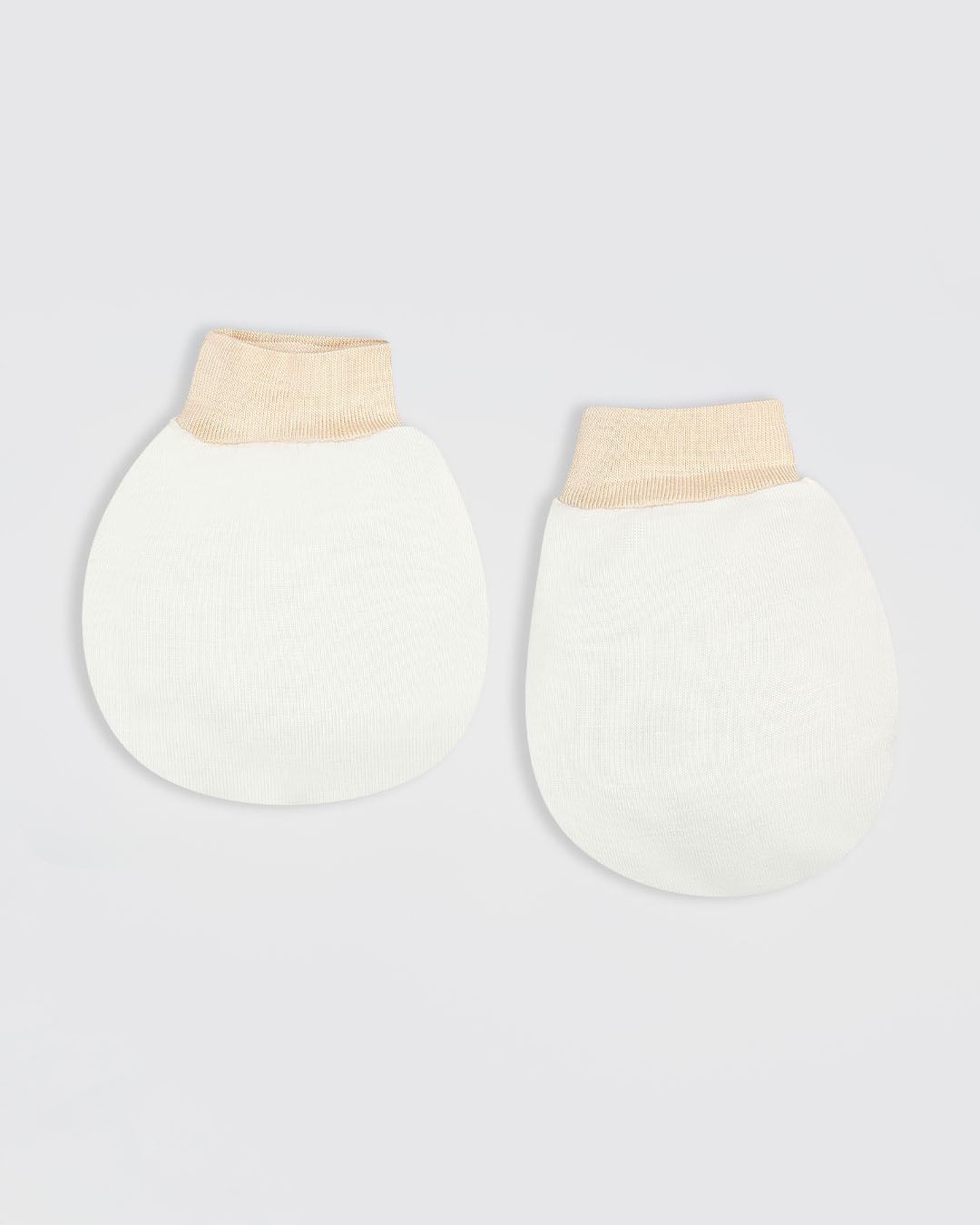 Set nón, bao tay bao chân tai thú BabyMommy màu be (0 - 3 tháng) 6
