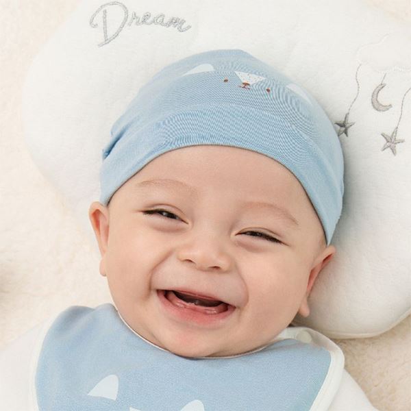 Nón sơ sinh mềm mịn La Pomme màu be đậm (0 - 3 tháng) 10