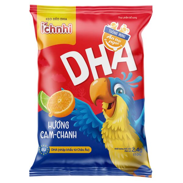Kẹo dẻo Ích Nhi bổ sung DHA 24g (từ 2 tuổi) - Giao mẫu ngẫu nhiên - AVAKids.com