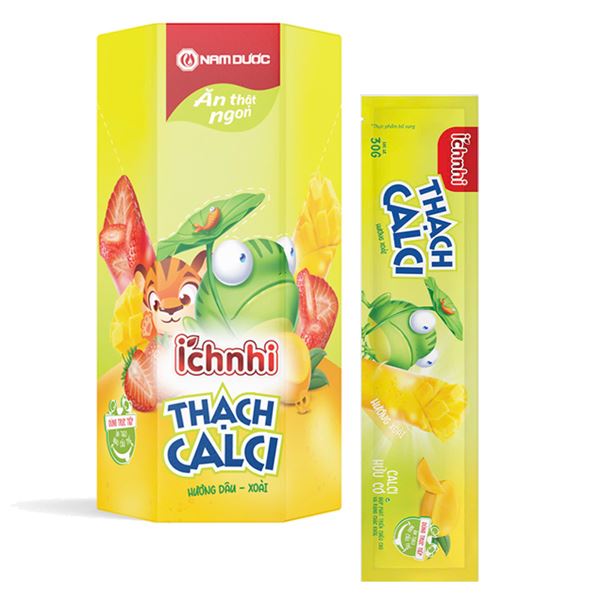 Thạch canxi Ích Nhi hỗ trợ phát triển chiều cao (21 gói) - AVAKids.com