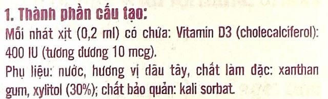 Thành phần