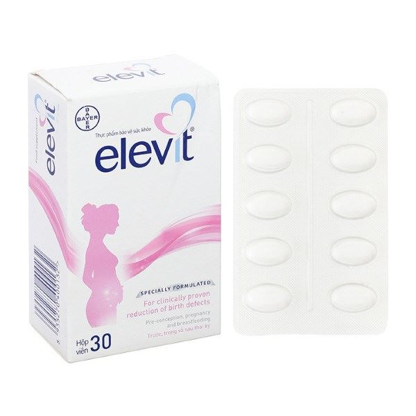 Elevit bổ sung vitamin cho phụ nữ trước bầu, bà bầu (30 viên) - AVAKids.com