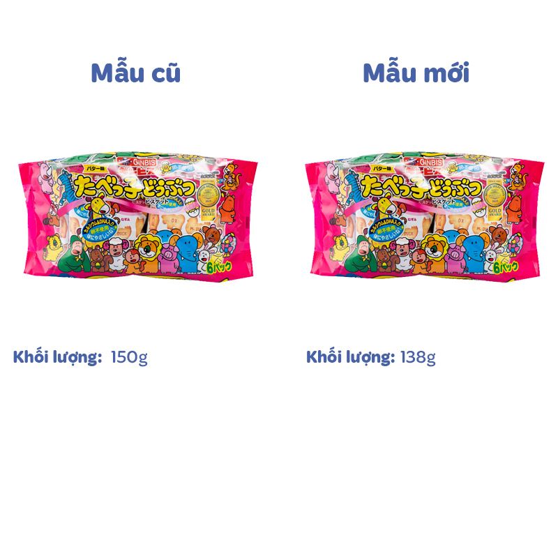 Bánh quy ăn dặm GinBis vị bơ hộp 63g (từ 1 tuổi) 5