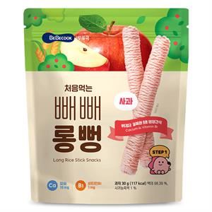 Bánh Gạo Ăn Dặm Bebecook Vị Táo Gói 30G (Từ 7 Tháng) - Giao Bao Bì Ngẫu Nhiên