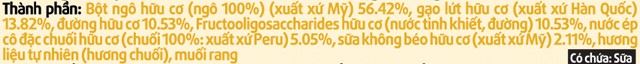 Bánh ăn dặm Mom's Choice vị chuối gói 25g (từ 6 tháng)-TPDD