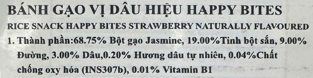 Thành phần dinh dưỡng