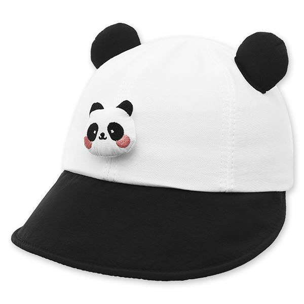 Nón kết TOP KIDS thêu gấu màu đen - trắng