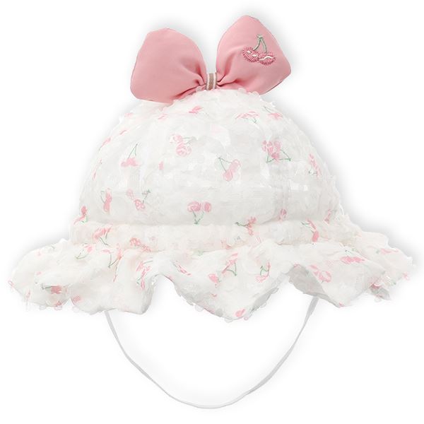 Nón vành cho bé gái HappyTime V27 trắng thời trang - AVAKids.com
