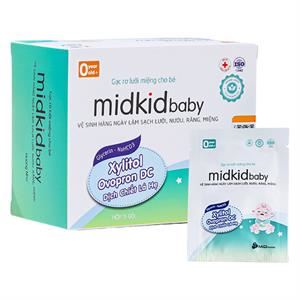 Gạc Răng Miệng Midkid Baby Hộp 15 Gói (Từ 0 Tháng)