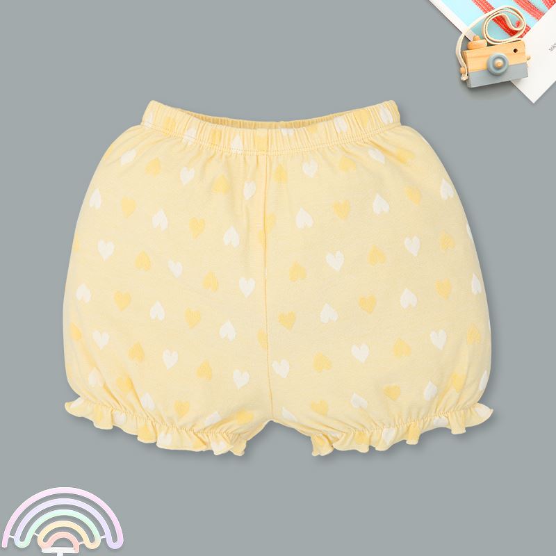 Bộ sát nách bé gái Pony Kids in gà con màu vàng 6