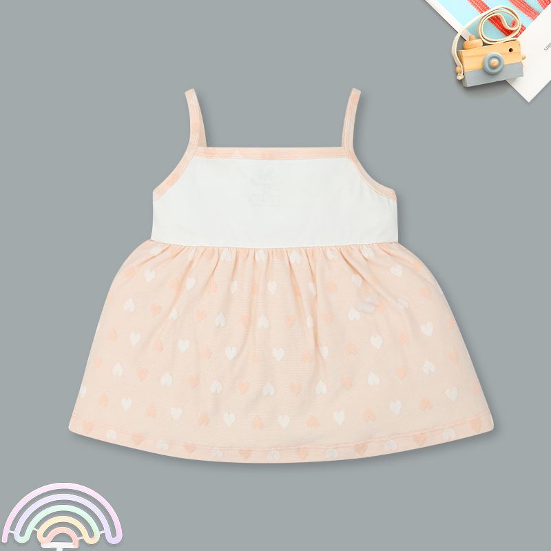 Bộ sát nách bé gái Pony Kids in gà con màu vàng 14