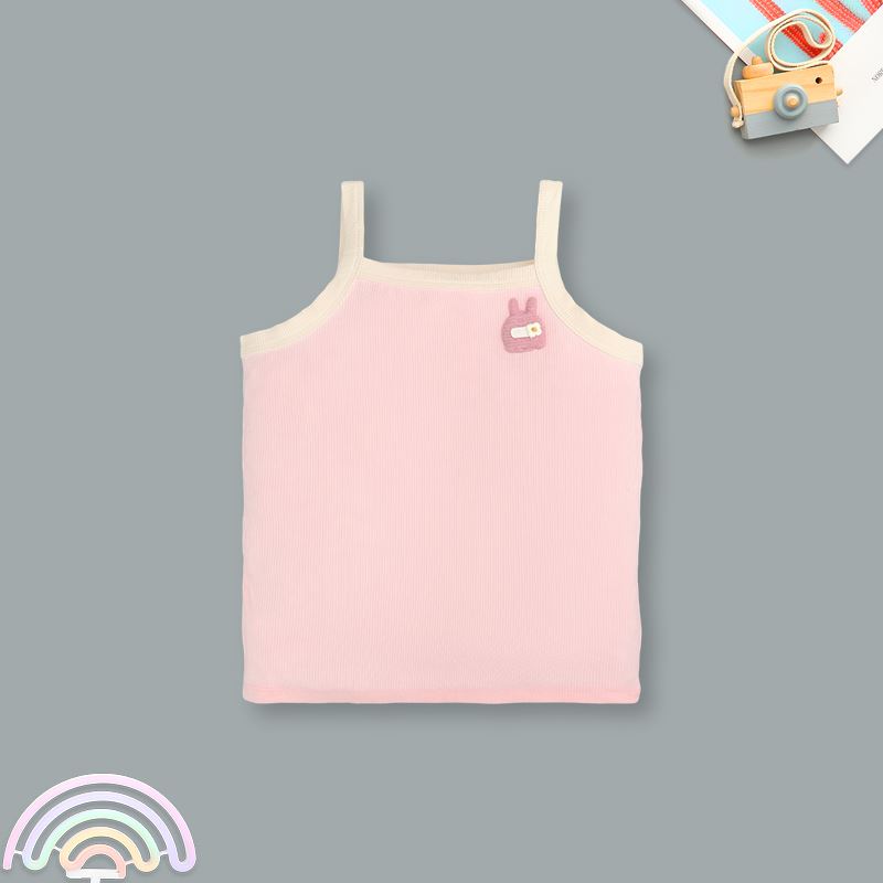 Bộ sát nách bé gái Lullaby NH397N màu cam 14
