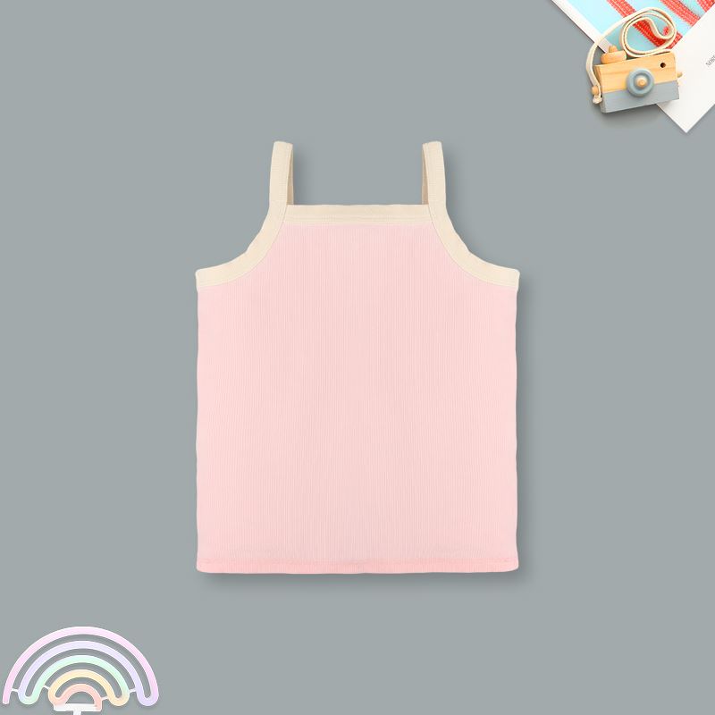 Bộ sát nách bé gái Lullaby NH397N màu cam 15
