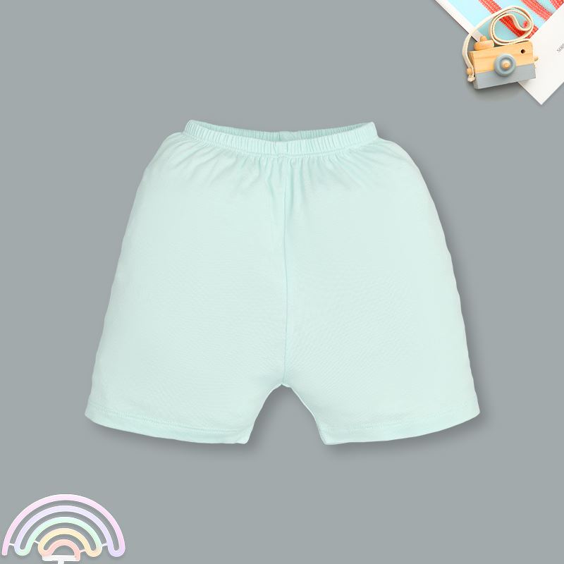 Bộ tay ngắn bé gái BabyMommy cài vai in hoạt hình màu hồng - trắng 22