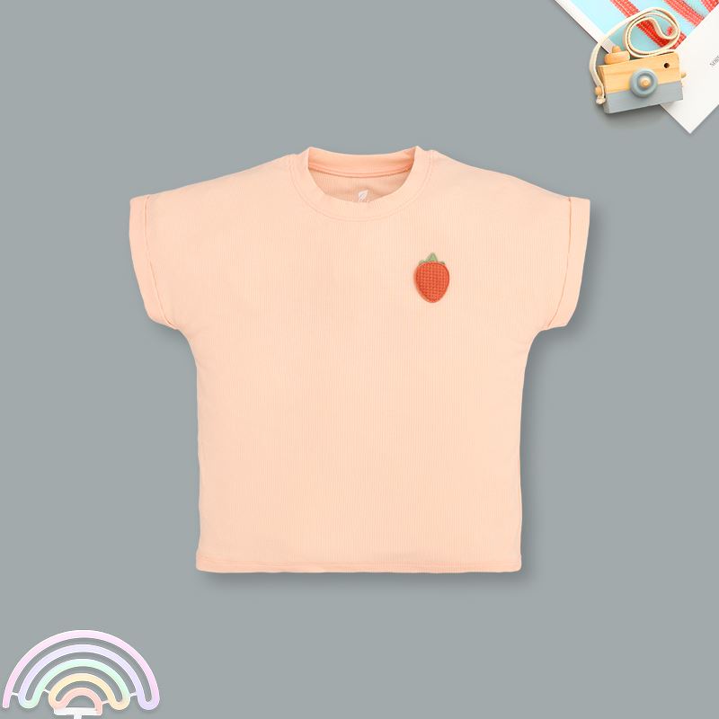 Bộ tay ngắn bé gái Lullaby NH395N màu hồng 14