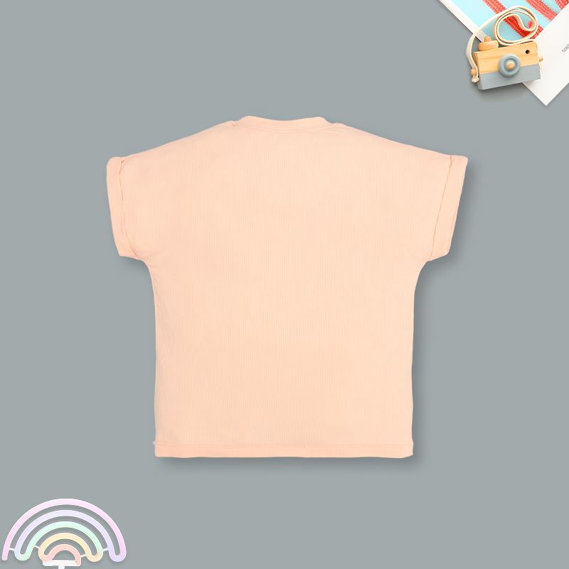 Bộ tay ngắn bé gái Lullaby NH395N màu hồng 15