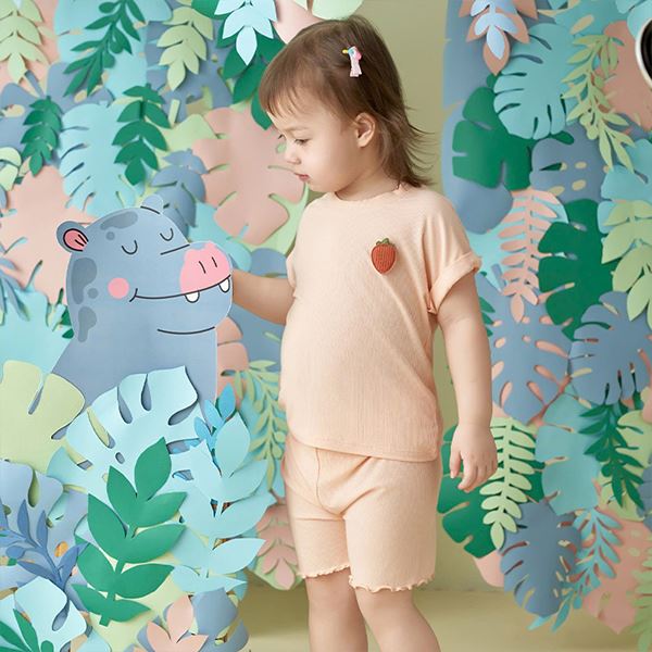 Bộ bé gái Lullaby bamboo cam