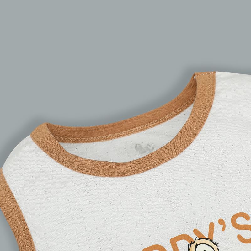 Bộ sát nách bé trai Pony Kids in gấu màu trắng - xanh lá 16