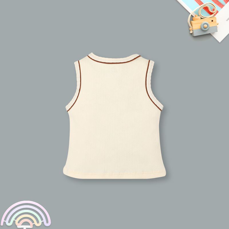 Bộ sát nách bé trai Pony Kids in Snoopy màu xanh ghi 15