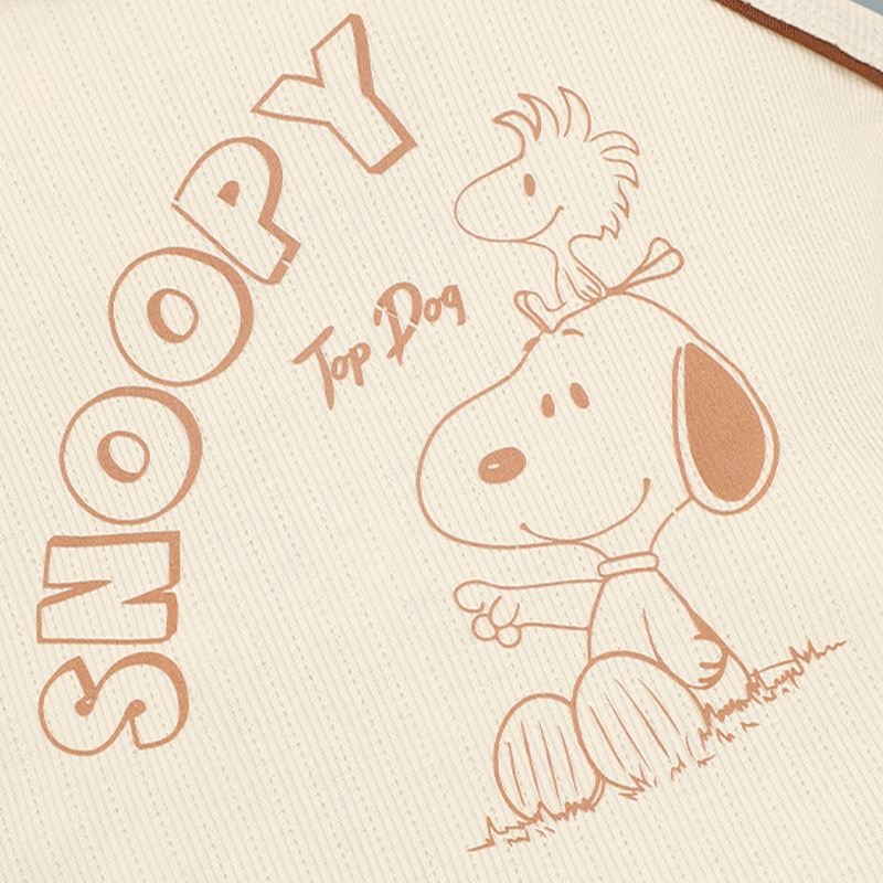 Bộ sát nách bé trai Pony Kids in Snoopy màu xanh ghi 21
