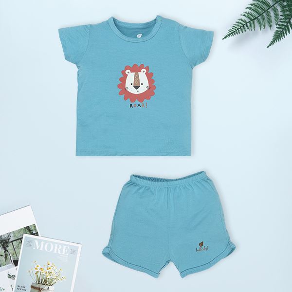 Bộ bé trai Lullaby rayon xanh dương