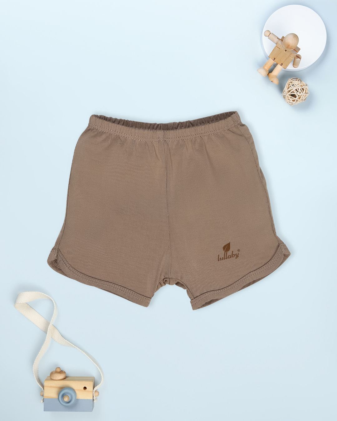 Bộ tay ngắn bé trai Lullaby NH982R màu nâu 7