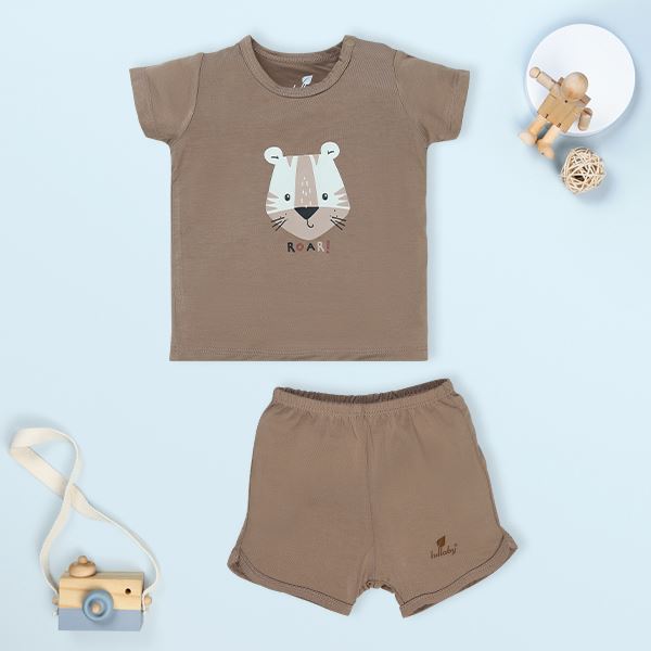 Bộ tay ngắn bé trai Lullaby NH982R màu xanh dương chính hãng, giá tốt - AVAKids.com