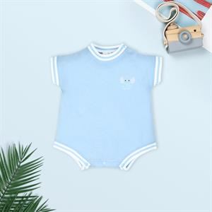 Bodysuit Bé Trai Pony Kids In Voi Màu Xanh Dương