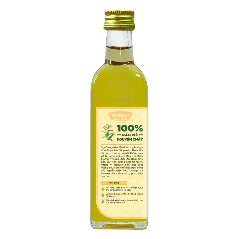 Dầu Sacha inchi Thuyền Xưa ăn dặm cho bé chai 65 ml (từ 6 tháng) 10