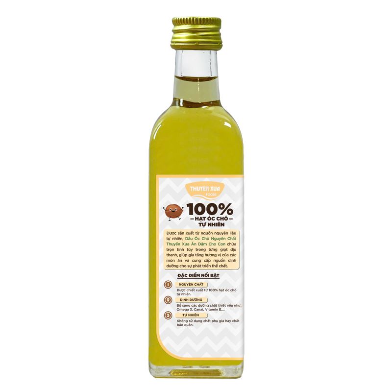 Dầu Sacha inchi Thuyền Xưa ăn dặm cho bé chai 65 ml (từ 6 tháng) 15