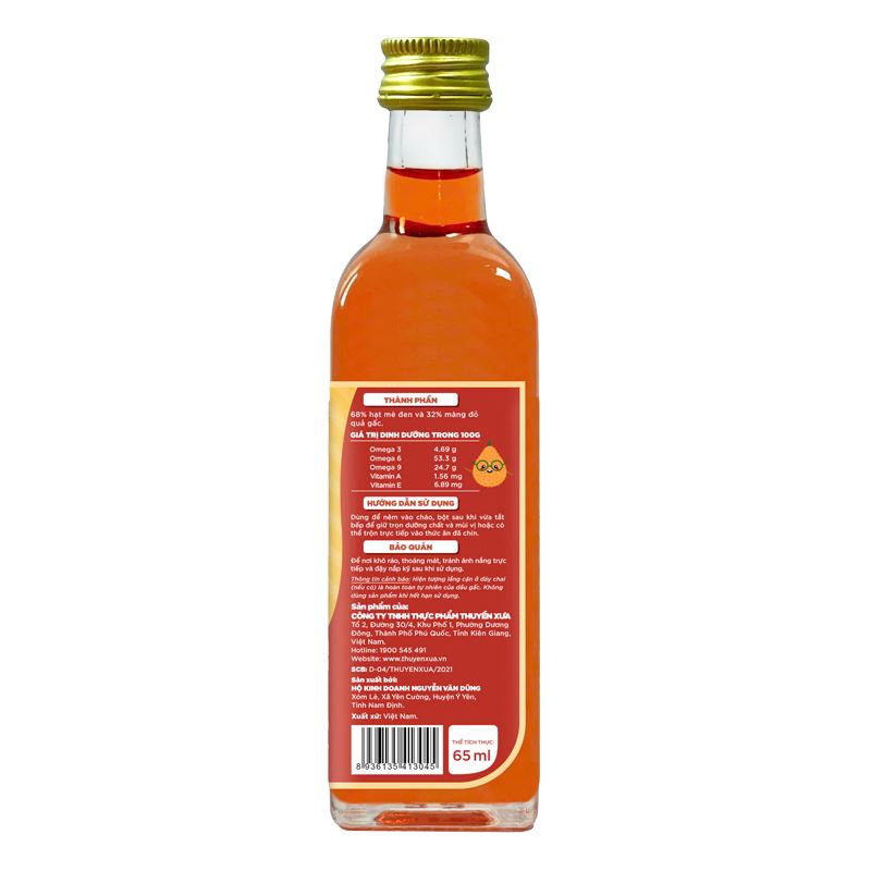 Dầu Sacha inchi Thuyền Xưa ăn dặm cho bé chai 65 ml (từ 6 tháng) 6