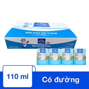 Thùng 48 Hộp Sữa Tươi Tiệt Trùng Oldenburger Có Đường 110 Ml (Từ 1 Tuổi)