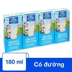 Lốc 4 Hộp Sữa Tươi Tiệt Trùng Oldenburger Có Đường 180 Ml (Từ 1 Tuổi)