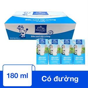 Thùng 48 Hộp Sữa Tươi Tiệt Trùng Oldenburger Có Đường 180 Ml (Từ 1 Tuổi)