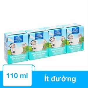 Lốc 4 Hộp Sữa Tươi Tiệt Trùng Oldenburger Ít Đường 110 Ml (Từ 1 Tuổi)