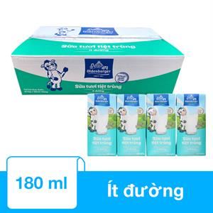 Thùng 48 Hộp Sữa Tươi Tiệt Trùng Oldenburger Ít Đường 180 Ml (Từ 1 Tuổi)