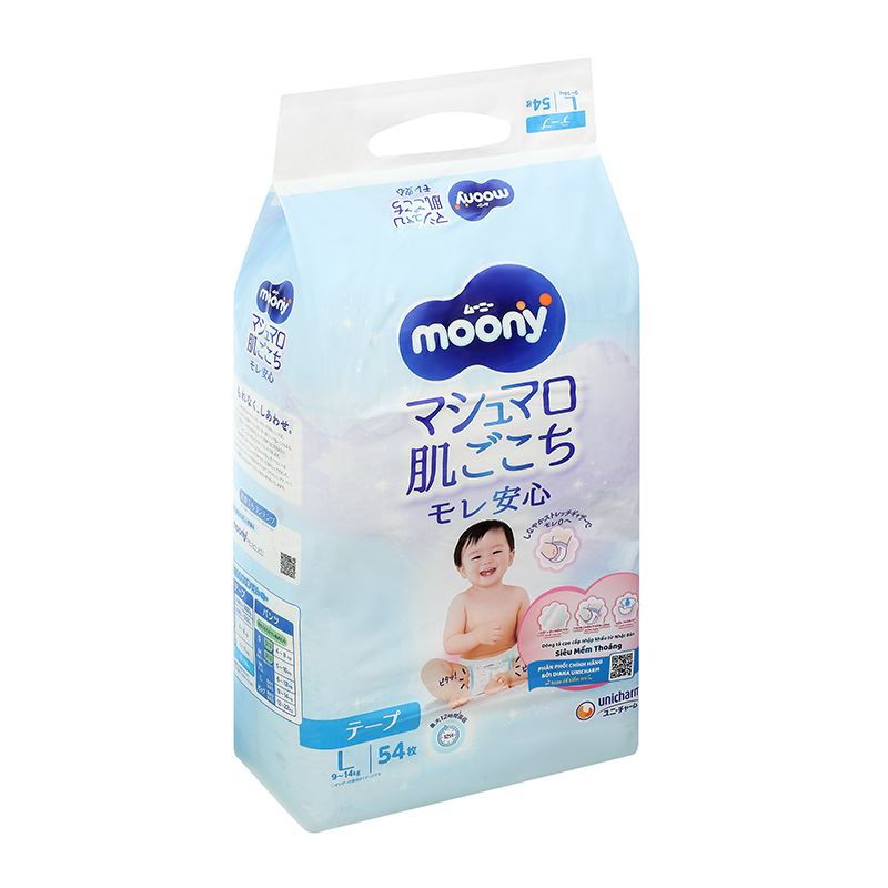 Tã dán Moony size L 48 miếng (9 - 14 kg) 38