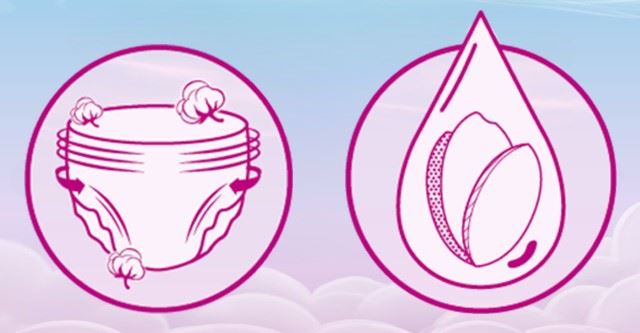 Tã quần Bobby size XXXL 22 + 2 miếng (20 - 35 kg) - Hệ thun xốp êm, co giãn mềm mại được làm bằng chất liệu Cotton-soft cùng tinh chất gạo non Organic