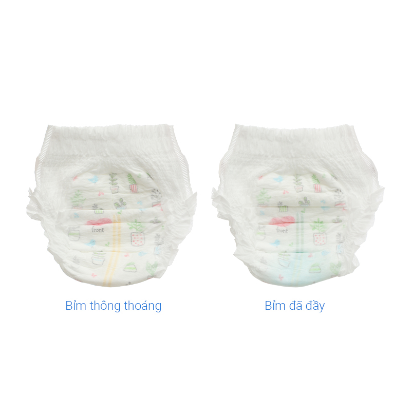 Combo 3 tã quần Huggies Platinum nature made siêu cao cấp size L 44 miếng/bịch (9 - 14 kg) 14