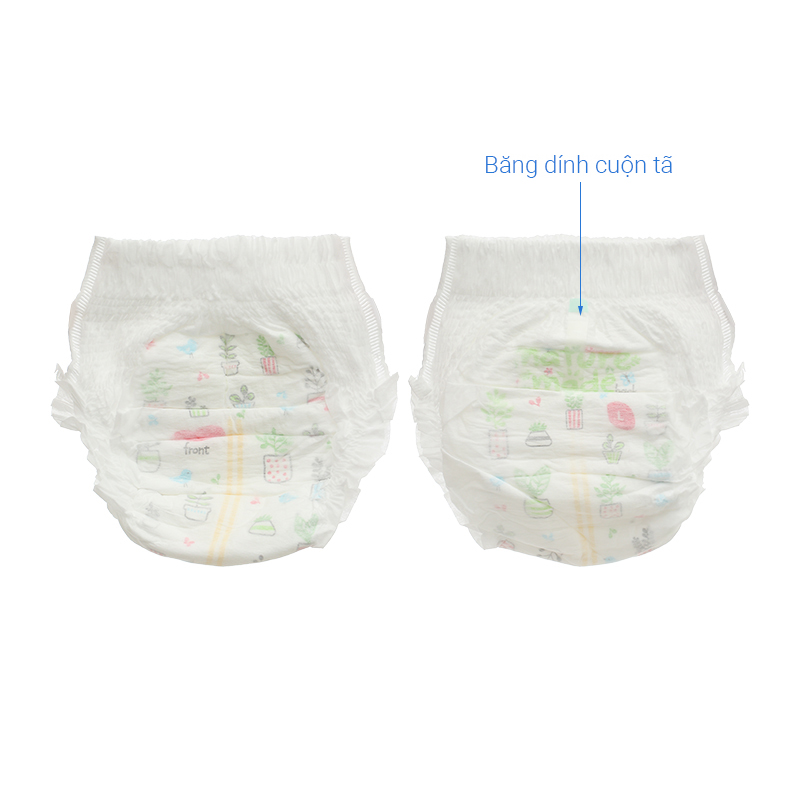 Combo 3 tã quần Huggies Platinum nature made siêu cao cấp size L 44 miếng/bịch (9 - 14 kg) 8